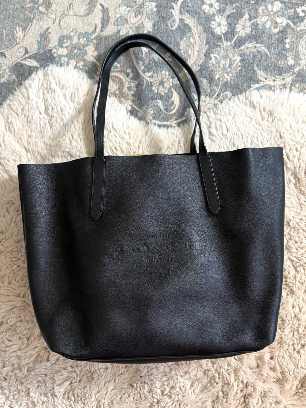Coach Hudson Leather Tote - Picture 6 of 12